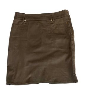 Gucci dark green pencil skirt